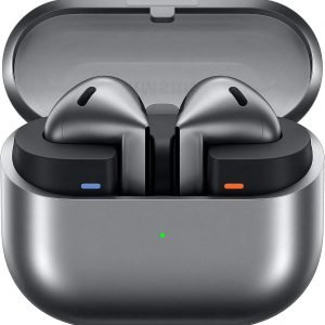 While Stocks Last：SAMSUNG Galaxy Buds 3 Pro AI True Wireless Bluetooth Earbuds, Noise Cancelling, Sound Optimization, Redesigned Comfort Fit, Silver [ 2Yr Warranty]